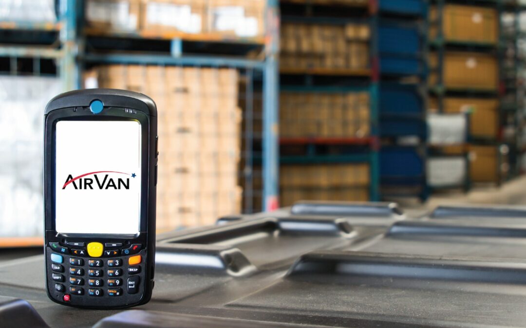 AirVan application of mobile phone in warehouse