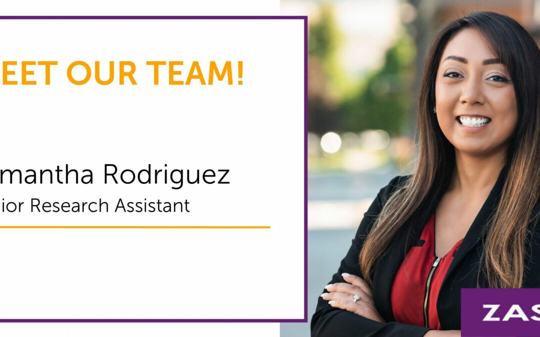Meet Our Team! Samantha Rodriguez, Senior Research Assistant