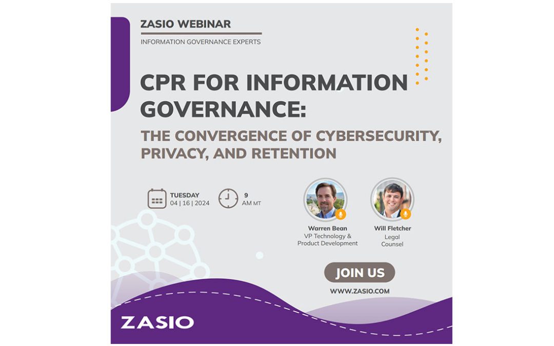 CPR for Information Governance: The Convergence of Cybersecurity, Privacy, and Retention