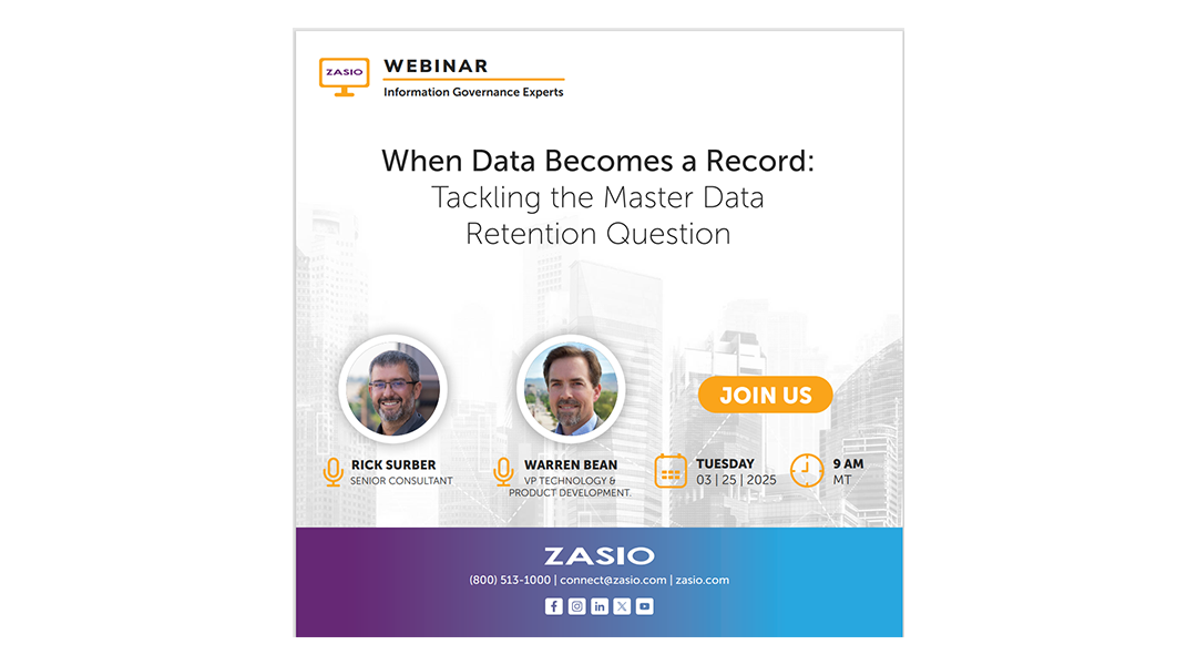 When Data Becomes a Record: Tackling the Master Data Retention Question