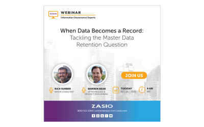 When Data Becomes a Record: Tackling the Master Data Retention Question