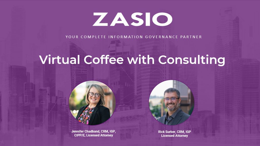 Virtual Coffee with Consulting with Jennifer Chadband and Rick Surber